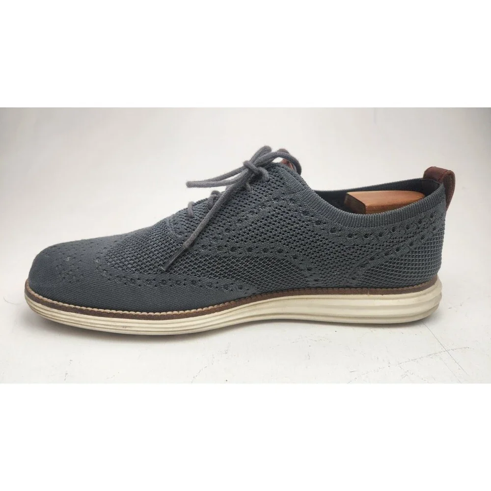 Cole Haan Original Grand Stitchlite Wingtip Oxford Mens Shoes Size 11.5 Gray